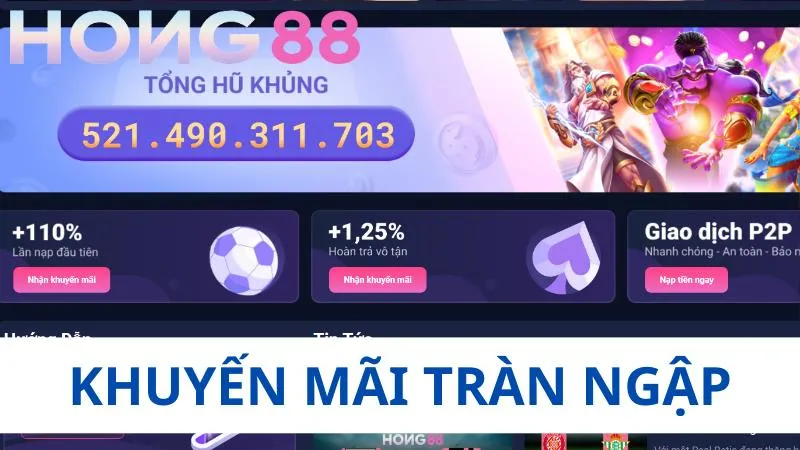 Cập nhật khuyến mãi nhanh với App Hong88