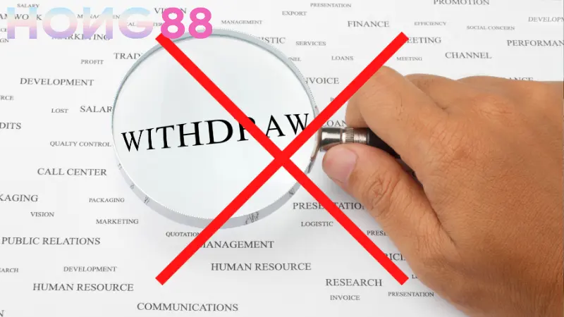 Vì sao bạn Rút Tiền Hong88 không thành không?